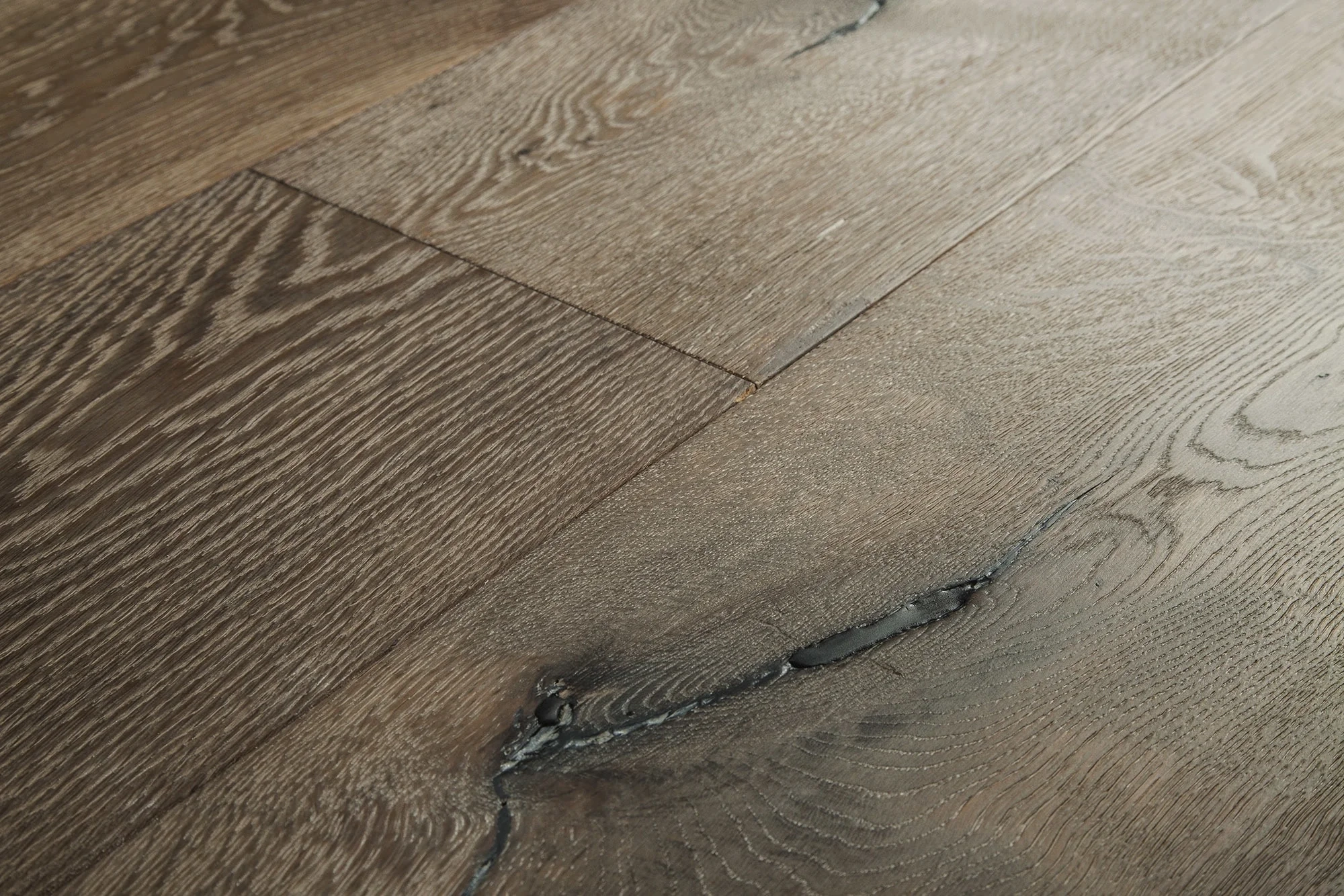 Smoked Oak Plank 1900x190mm plywood flooring in UK